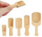 5 Pièces Mini Cuillère en Bois, 5 Tailles Petit Thé en Bois, 10,5/9,3/8/7,9/5cm de CuillèRe D'éPices, CuillèRe à La Cuillère pour Café, éPices, Thé, Nourriture pour Animaux de Compagnie, Sel