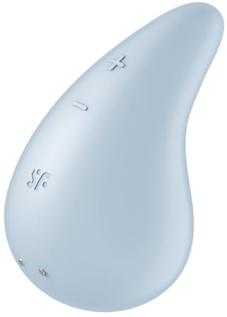 Satisfyer Dew Drop | Auflegevibrator | 12 Vibrationsprogramme | 8 cm | Perfekt für Anfänger | Wasserdicht (IPX7) | Hautfreundliches Doppel-Silikon | Sex Spielzeug für Frauen | Erotik | Sex Toys