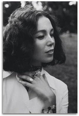 HCKYYF Kelly Lee Owens-Figuren-Poster, Schauspieler-Poster, Pop-Musik, Sängerposter, Sportler, Poster, Zuhause, Wohnzimmer, Schlafzimmer, Büro, Leinwand, Maldruck, Dekoration, 30 x 45 cm, ungerahmter