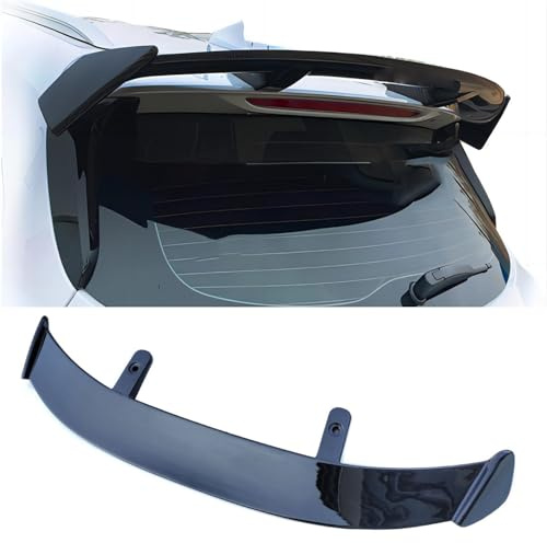 ZZGOHDR Auto Heckspoiler für BMW 3 Series Touring F31 LCI 2012 2013 2014 2015 2016 2017 2018 2019, Kofferraumspoiler Autodach Heckspoiler Styling Auto Zubehör,Glossy Black