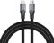 MMOBIEL 80Gbps pour le Câble Thunderbolt 5 Tresse USB-C vers USB-C 1m - Augmentation de la Largeur de Bande de 120 Gbps, 240W Chargement pour iPhone 16/15, Thunderbolt 4/3, USB4 - Noir