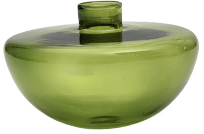 KESOTO Glas Blume Vase Pflanze Blume Container Hydrokultur Vase Blume Anordnung für Desktop, GrÜn