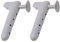 FDRJKN 2pcs Door Handle Protectors, Door Handle Stopper, Door Handle Cover, Silicone Door Handle Cover Anti-Slip Door Lever Protectors for Punch-Free Mute Door Suction Handle Knob Protector