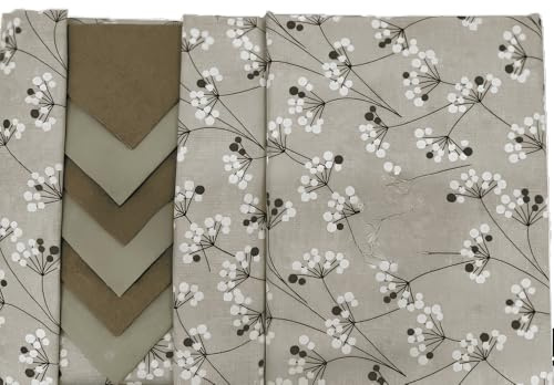 Ruoccohome Servizio da Tavola da 6 Posti, Tovaglia Rettangolare con Tovaglioli 100% Cotone, Made in Italy, Misure 150x180 cm 6 coperti tov.08