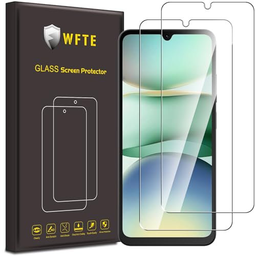 WFTE [2-Pack Protector de Pantalla para Xiaomi Redmi A5 4G,9H Dureza,Huellas Dactilares Libre,Sin Burbujas,Cristal Templado Protector de Pantalla Redmi A5 4G