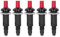 Briquet de cuisine à allumage piézoélectrique, accessoires de chauffage au gaz pour barbecues, camping, 5 pièces