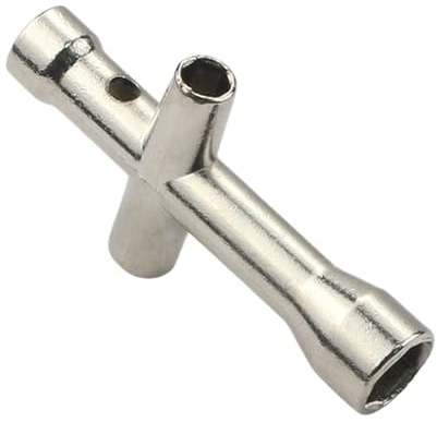 Générique Cross Wrench, Socket Wrench, Anti-Slip Nut Maintenance Spanner, Carbon Steel Build, Passend für M2 M2.5 M3 M4 für Robotik und Home Repair Use, British Standard Precision Tool, 1 Stück