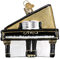 Old World Christmas Musical Instruments Glass Blown Ornaments for Christmas Tree Baby Grand Piano