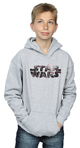 Star Wars Boys The Last Jedi Spray Logo Hoodie 12-13 years Sport Grey