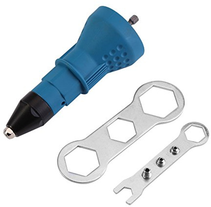 Nietzapter, Nietwerkzeug, elektrisch, für Nieten, Nietpistole, kabellos, Werkzeug-Set für Bohrmaschine, Nieten