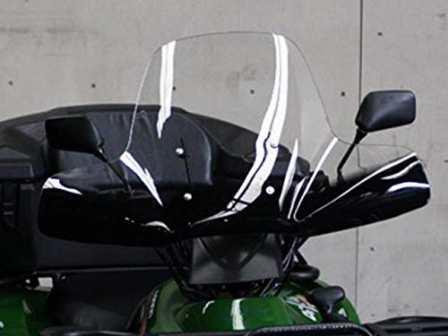 motorsportgoetz Quad ATV Windschild Windabweiser Frontscheibe, Klar, Glas, 3.5 Millimeter, Für ATVs