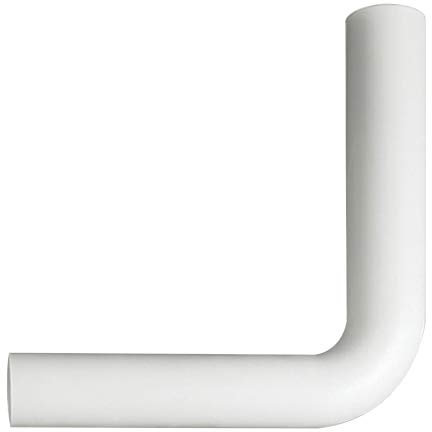 Spülrohrbogen 90° Höhe 230mm Länge 230mm Ø44mm weiß