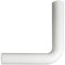 Spülrohrbogen 90° Höhe 230mm Länge 230mm Ø44mm weiß