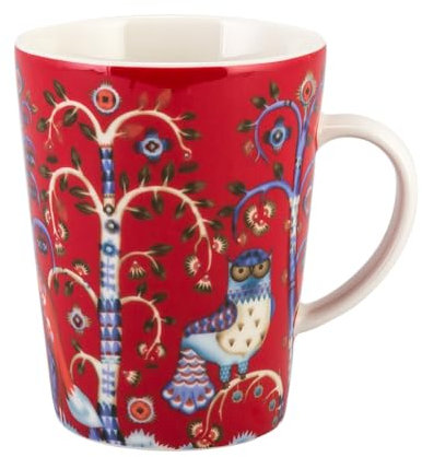 Iittala 1012481 Taika Tasse 399.2 ml Skandinavisch Geschirr Küche Rot Taika Tasse Geschenk Parallel Import
