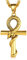 FaithHeart gold Ägyptischer Ankh Kreuzkette für Herren Jungen Vintage ägyptische schlange kreuzkette männliche Ägyptischer Amulett für Männer und Jungen