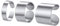 PROSTEEL Damen Herren offene Ringe Set 3 Stücke verstellbar Edelstahl Bandringe 5/10/17mm breit gebürstet Fingerringe Eheringe Verlobungsringe ModeSchmuck Accessoire für Weihnachten Jahrestag
