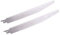 Kcnsieou Lot de 2 lames de scie sabre S1122C en acier inoxydable solide et durable pour couper les os, la viande et le bois