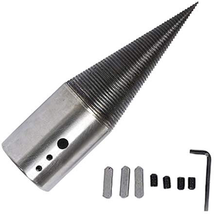 Holzspalter-Bohrer, Brennholz-Maschinen-Spaltbohrer, Holzkegel-Schraubendreher, Hochgeschwindigkeits-Breaker-Werkzeug Für Den Haushalt,70mm/28mm
