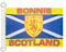 AZ FLAG Bonnie Scotland Nautical Flag 18'' x 12'', Scottish flags 30 x 45 cm, Banner 12x18 in for boat