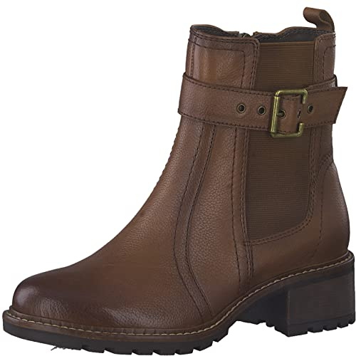 Tamaris Comfort Stiefelette 8-8-85404-29-328 braun 41 Weit Comfort Fit Removable Footbed Recycled PET
