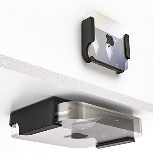 Untertisch Halterung Regal Halter Wandhalter Wandhalterung passend für Mac Mini Schwarz