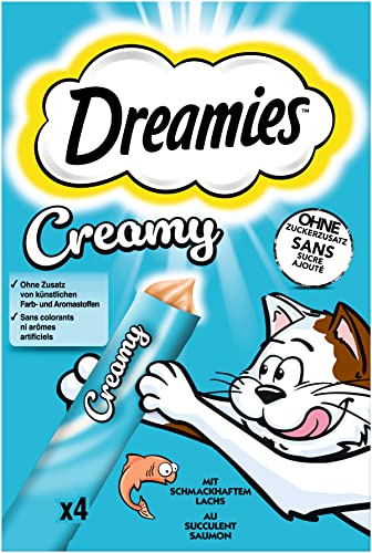 DREAMIES™ Creamy Snack mit Lachs 1 x 4x10g