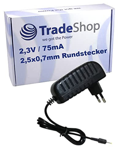 Trade-Shop 2,3V 75mA Netzteil/Ladegerät/Ladekabel/Netzgerät kompatibel mit Braun Styling Kit SK2000, SK3000, SK3300 (5513) Bartschneider