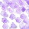 Bestewelry Lot de 100 perles transparentes en verre peintes par pulvérisation en forme de fleur pour loisirs créatifs, boucles d'oreilles, bracelets, bijoux