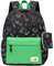 mygreen Kinderrucksack, Vorschule und Kindergarten, leicht, klein, niedlich, Schultasche, Grundschüler, Rucksack für Kleinkinder, Jungen Raumschiff Schwarz