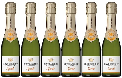 Brut Dargent L'Orangerie Spritz - Servierfertiger Spritz hergestellt aus Sekt mit aromatischen Bitterlikör aus natürlichen Orangen- und Kräuteraromen (6 x 0,20 L)