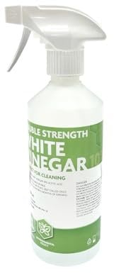 Hexeal Double Strength White Vinegar | 500ml Spray | Grease remover and Surface cleaner