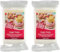 FunCakes Sugar Paste Bright White, Easy to Use, Smooth, Flexible, Soft and Pliable, Perfect for Cake Decorating, Halal, Kosher and Gluten Free, 250 g Pack of 2