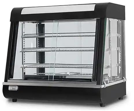 Food Warmer Display,Commercial Buffet Restaurant Heated Warmer,Visible Temperature, Front and Rear Door Opening, Three Layer Capacity,for Buffet Restaurant,convenience Store