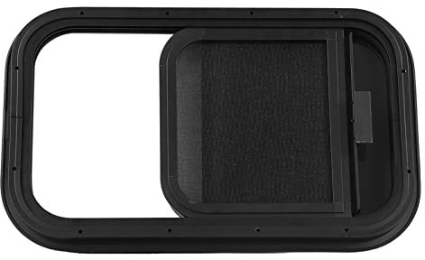 Aramox Finestra per Camper, Finestra Push Pull per Camper, Angolo Arrotondato, Impermeabile, Sigillata, Liscia e Lucida, per Camper