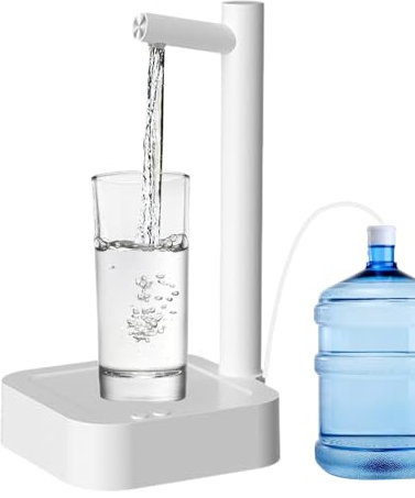 Decorhome Desktop Water Dispenser,Automatic Water Dispenser Smart Desktop Electric Drinking Water Jugs Pump,Portable Type-C Charging Drinking Water Dispenser for Bottle
