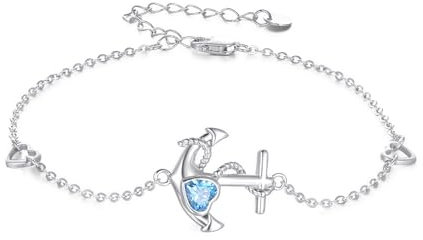REDSUN Damen 925 Sterling Silber Armband - Engelsflügel, Lebensbaum, Gänseblümchen, Delphin, Katzen, Herzschmetterling, Keltisches Knoten - Verstellbar 7+2 Zoll für Mädchen, Freundin, Ehefrau, Mama