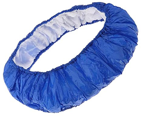 101,6 cm blaue Fitness-Trampolin-Abdeckung aus wasserdichtem Oxford-Stoff, Sicherheitsschutz, reißfeste Polsterung für Mini-Trampolin, UV-beständige Federabdeckung