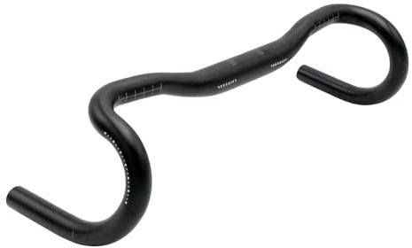 REDSHIFT Kitchen Sink Low Flare Handlebar without Loop for Road, Gravel, Touring, and Commuter Bikes, Aluminum Drop Bar, 31.8mm Clamp, with 20mm of Rise, 41cm Width