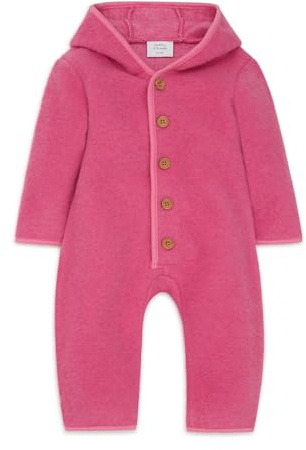Stellou & friends Baby-Woll-Overall aus 100% Schurwolle mit Holzknöpfen – weicher & kuscheliger Wollanzug aus hochwertigem Wollfleece, perfekt für Frühling, Herbst und Winter. OEKO-TEX zertifiziert