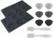 Cecotec Accesorios para Freidoras sin Aceite - Air Fryer - Cecofry SweetBake XL Pack Accessories. Moldes de Silicona Libre BPA para Donas y Magdalenas, Pinceles de Silicona, Compatibles Freidoras 9L