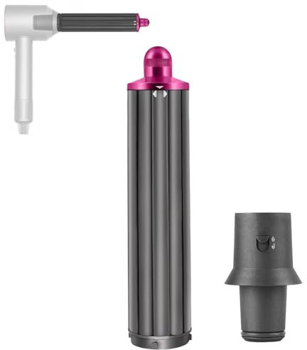 40MM 2 in 1 Curling Barrels for Dyson Airwrap Supersonic Hair Dryer HD01 HD02 HD03 HD04 HD08, Automatic Curling Irons Attachment Curl Hair Styler Tool