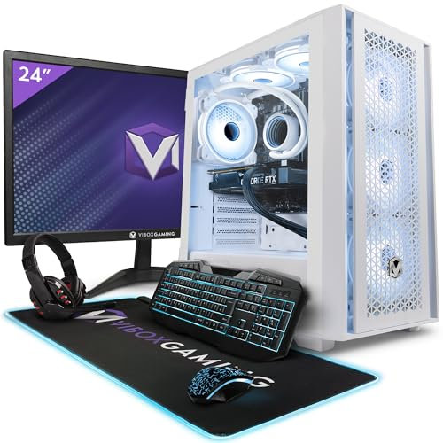 Vibox III-220 Gaming PC Bundle • Intel Core i5 11400F 4.4GHz • Nvidia RTX 5060 Ti 8GB • 16GB RAM • 1TB SSD • Windows 11 • 23 Monitor • WiFi