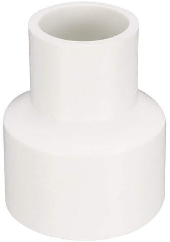 TOP-VIGOR Lot De 1 Raccords Réducteurs PVC DWV 32mm x 20mm Adaptateur De Tuyau Pour Réduction De Diamètre, Connexion Étanche Pour Systèmes D'Eau Potable Et Construction, Blan