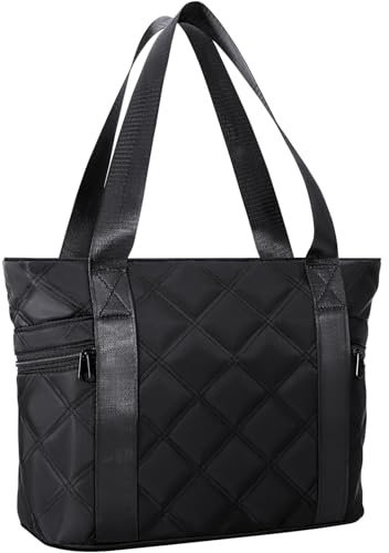 jooeer Women Tote Bag Waterproof Ladies Zip Handbag with Laptop Compartment for Work Shopping Travel School