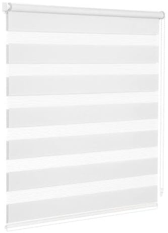 Tenda a Rullo Finestra Porta Interno Casa Ufficio Kit Montaggio Parete Telaio No Fori 150x180 Bianco