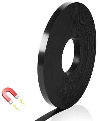 Magnetic Strips for Whiteboards - Create Grids, Calendars & Magnetic Borders | 0.24 x 66 FT Reusable Flexible Magnet Roll for Classroom & Office