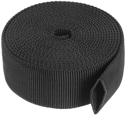 sourcing map Manchon de protection en nylon de 2 cm ID 3 m - Gaine de protection de câble hydraulique pour cordon de soudage - Torche Tig hydraulique - Noir