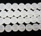 R59 Perles de verre givré blanc mat 10 mm