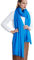 Prettystern Extra Großer Stola fein weich Wolltuch Pashmina XXL Tuch 100% Wolle - Blau