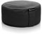 BODYMATE Yogakissen rund 31cm Durchmesser 13cm hoch Schwarz mit Buchweizen-Spelz Füllung – Maschinenwaschbarer Bezug aus 100% extra Dicker Baumwolle – Meditationskissen – Sitzkissen